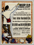 700049 Affiche van de bioscoop-salon Vreeburg (Vredenburg 8) te Utrecht met het weekprogramma met titels als Groot ...